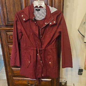 Mine Burgundy Utility Jacket